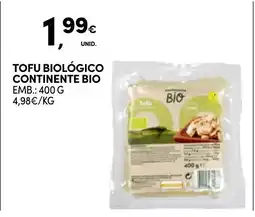 Continente Tofu biológico continente bio promoção