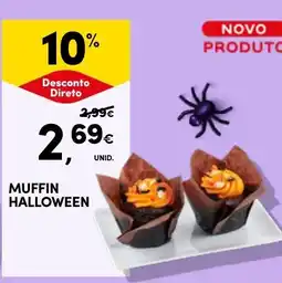 Continente Muffin halloween promoção