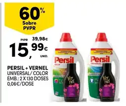 Continente Persil + vernel promoção