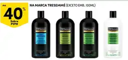 Continente Na marca tresemmé promoção