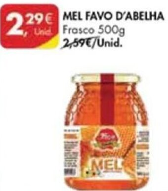 Pingo Doce Mel Favo D'Abelha 500g promoção