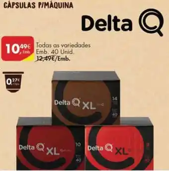 Delta Q XL Café Todas as Variedades 40 unid