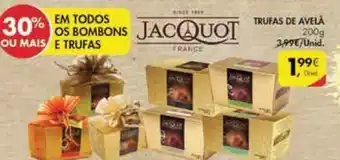 Pingo Doce Jacquot Trufas de Avelã 200g promoção
