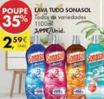 Pingo Doce Lava Tudo Sonasol 1100ml promoção