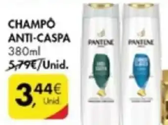 Pingo Doce Champô Anti-Caspa Pantene 380ml promoção