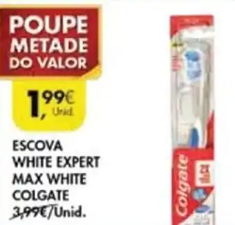 Pingo Doce Escova White Expert Max White Colgate promoção