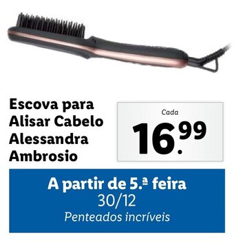 Escova para Alisar Cabelo Alessandra Ambrosio