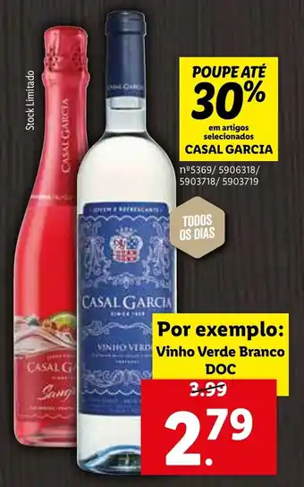 Lidl Casal Garcia Vinho Verde Branco DOC promoção