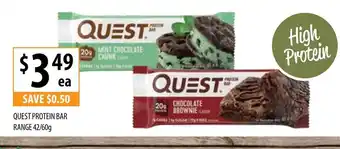 Quest Protein Bar Range 42/60g