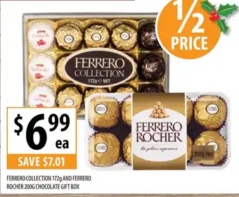 Lidl Ferrero Collection 172g and Ferrero Rocher 200g Chocolate Gift Box promoção