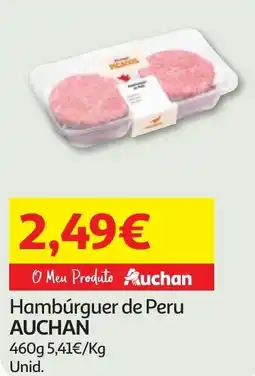 Minipreço Hambúrguer de Peru AUCHAN promoção