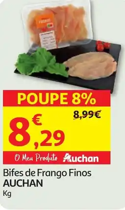 Minipreço Bifes de Frango Finos AUCHAN promoção