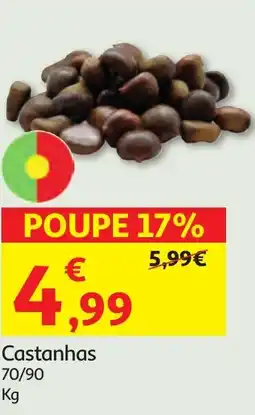 Minipreço Castanhas 70/90 promoção