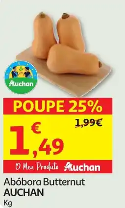 Minipreço Abóbora Butternut AUCHAN promoção