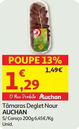 Minipreço Tâmaras Deglet Nour AUCHAN promoção