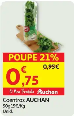 Minipreço Coentros AUCHAN promoção