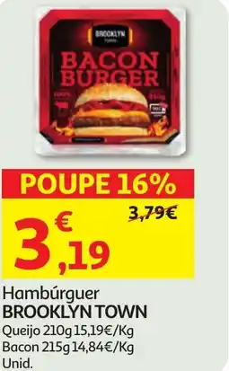 Minipreço Hambúrguer BROOKLYN TOWN promoção