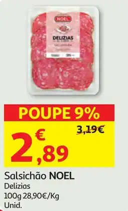 Minipreço Salsichão NOEL Delizias promoção