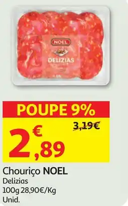Minipreço Chouriço NOEL Delizias promoção