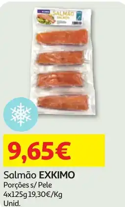 Minipreço Salmão EXKIMO Porções s/Pele promoção