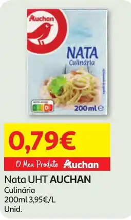Minipreço Nata UHT AUCHAN Culinária promoção