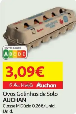 Minipreço Ovos Galinhas de Solo AUCHAN promoção