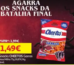 Minipreço Snacks CHEETOS Garras promoção