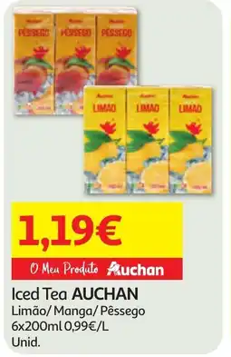 Minipreço Iced Tea AUCHAN promoção