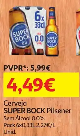 Minipreço Cerveja SUPER BOCK Pilsener promoção