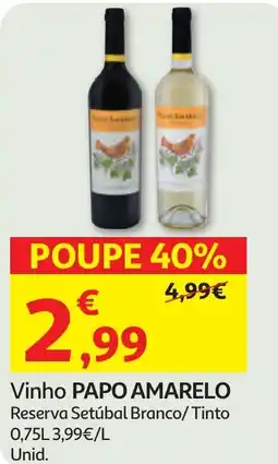 Minipreço Vinho PAPO AMARELO promoção