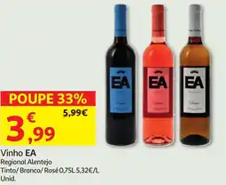 Minipreço Vinho EA Regional Alentejo promoção