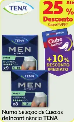 Minipreço Numa Seleção de Cuecas de Incontinência TENA promoção
