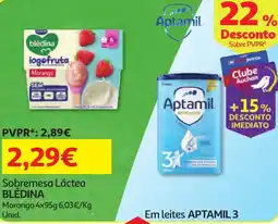 Minipreço Sobremesa Láctea BLÉDINA promoção