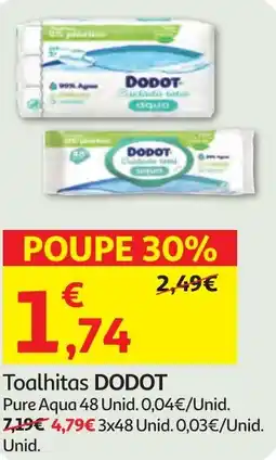 Minipreço Toalhitas DODOT promoção