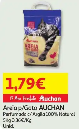 Minipreço Areia p/Gato AUCHAN promoção