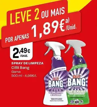 Intermarché Spray de limpeza Cillit Bang promoção