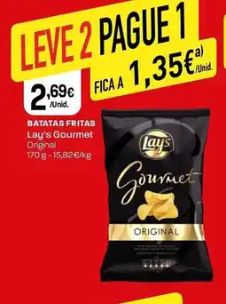 Intermarché BATATAS FRITAS Lay's Gourmet Original promoção