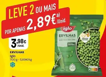 Intermarché Ervilhas Iglo promoção