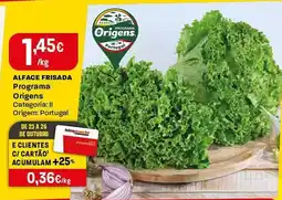 Intermarché ALFACE FRISADA Programa Origens promoção