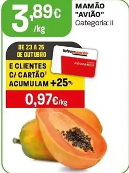 Intermarché Mamão "avião" promoção