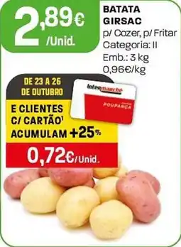 Intermarché Batata girsac promoção