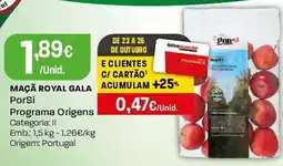 Intermarché Maçã royal gala PorSi Programa Origens promoção