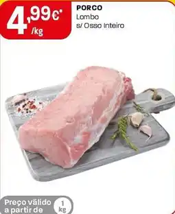 Intermarché PORCO Lombo s/ Osso Inteiro promoção