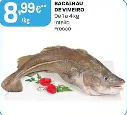 Intermarché Bacalhau de viveiro promoção