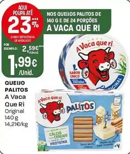 Intermarché Queijo palitos A Vaca Que Ri promoção