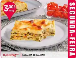 Intermarché Lasanha de salmão promoção