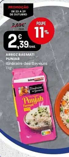Intermarché Arroz basmati punjab promoção