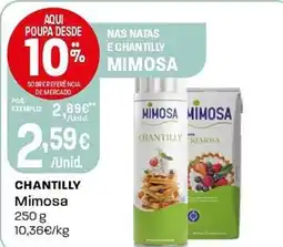 Intermarché Chantilly mimosa promoção