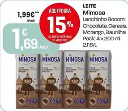 Intermarché LEITE Mimosa promoção