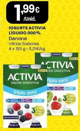 Intermarché Iogurte activia líquido 000% Danone promoção